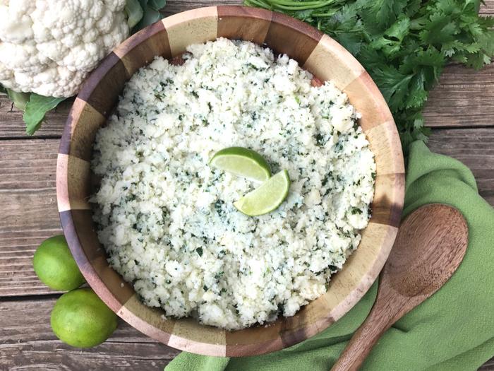 Cilantro Lime Cauliflower Rice by The Whole Cook HORIZONTAL FEATURE